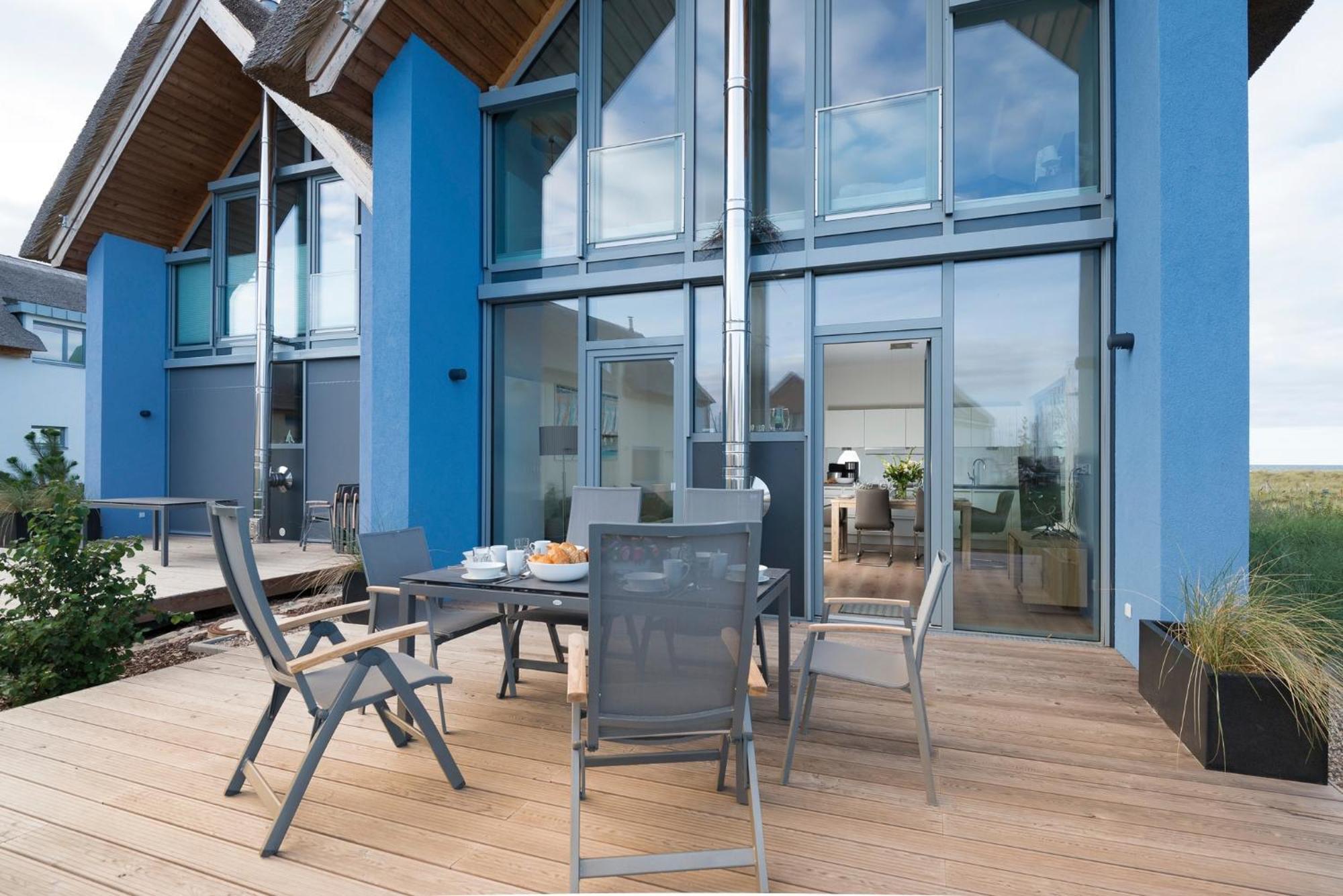 Ostsee - Reetdachhaus Nr 36 "Warder" Im Strand Resort Heiligenhafen Buitenkant foto